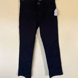 Volcano Modern Straight Youth Stylish Black Pants Size 23
